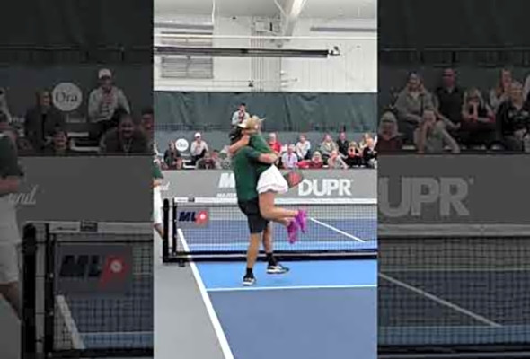 Big win = Bigger Celebration #pickleball #pickleballhighlights #sports #tennis