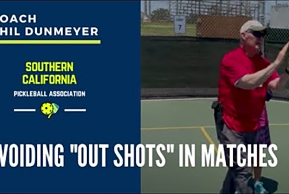 Coach Phil Dunmeyer on &quot;judging out balls&quot; in a pickleball match