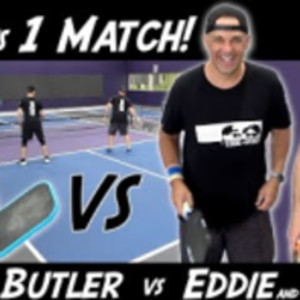 Eddie and Webby vs Arielle Butler - 2 vs 1 Pickleball Match
