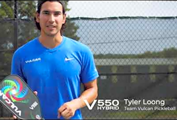 Vulcan V550 Pickleball Paddle Review - TeamVulcan Pro Tyler Loong