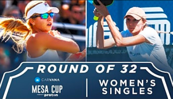 Anna Leigh Waters v Genie Erokhina at the Carvana Mesa Cup