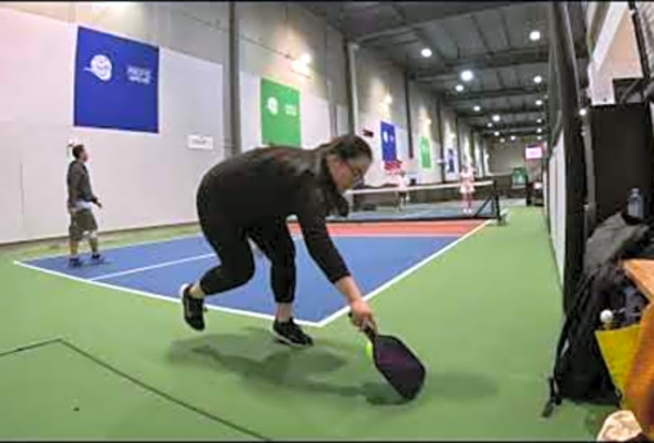 Pickleball Sat Night - Richmond BC Canada Pacific Pickleball (Mixed Doubles) last Game