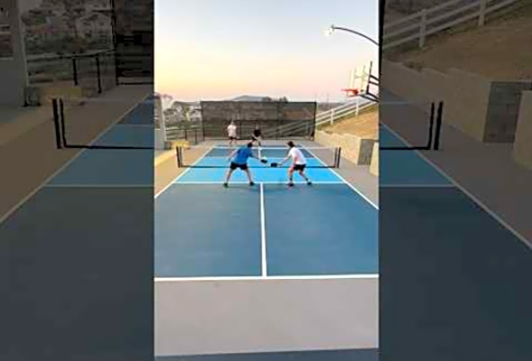 Fire Pickleball Hands Battle! #pickleball #pickleballdoubles #ppatour #majorleaguepb #crbntrufoam