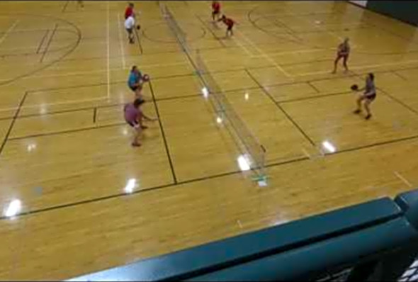 Williamston Pickleball Classic Womens 4 5/Open Brennan-Rokicsak v Schuh-Rakowski Games 1&amp;2 Part 2