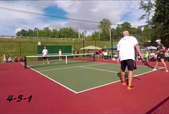 Georgia Mountain Pickleball Fall Classic 2017 - 5.0 Gold Medal Match, Game 1