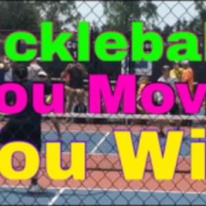 Pickleball You Move You Win