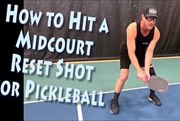 How to Hit a Mid Court Reset Shot for Pickleball- Train Live w/ Coach David