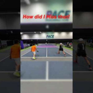 How did I Miss that! #thepickleballrunner #pickleball #highlights #pickl...
