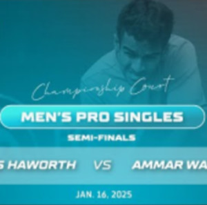 2025 Humana APP Fort Lauderdale Open - Haworth vs Wazir - Men&#039;s Pro Sing...