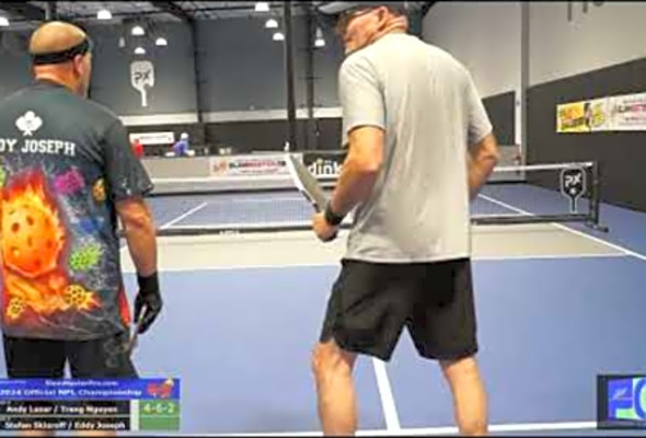 Official NPL National Pickleball League Championship 2024 Game 2 Court 1 www.PickleballNPL.com