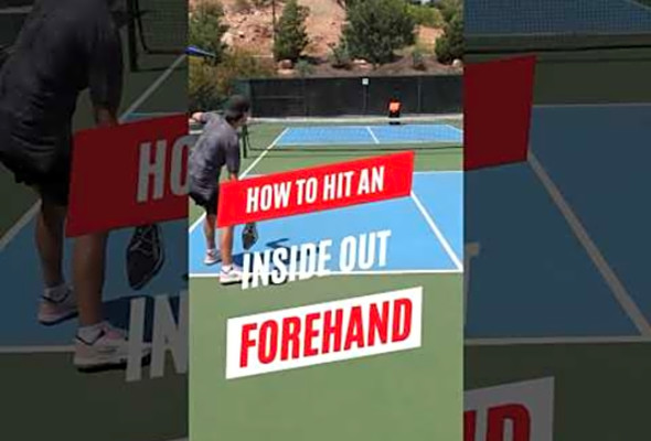 Are you hitting this shot wrong? #sports #pickleball #forehand #insideout