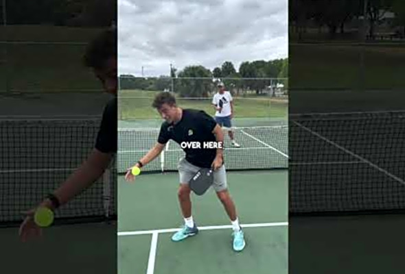 Do This Drill For 10 Minutes Before You Play! #pickleball #pickleballtips #shorts