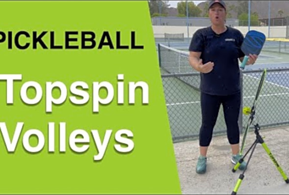TopspinPro For Pickleball - Topspin Volleys