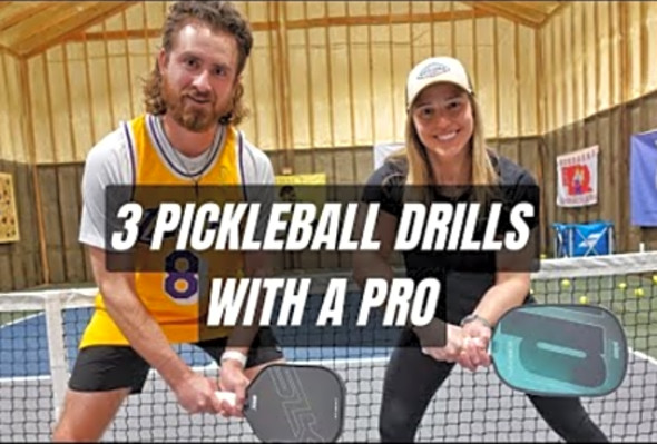 3 PICKLEBALL Drills with a PRO - Featuring Tanner Vann (PROFESSIONAL Pickleball Athlete)