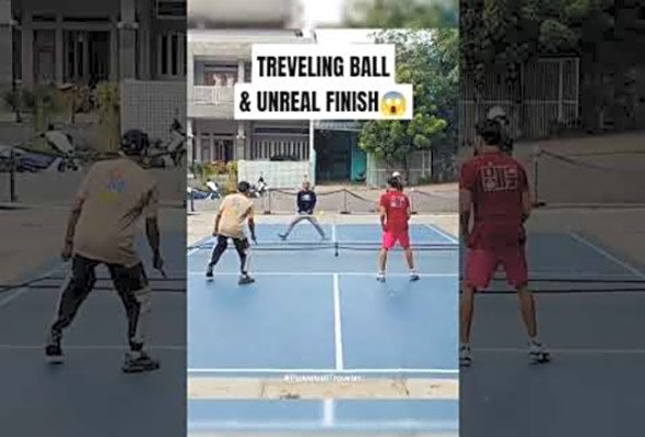 Traveling Balls and Unreal Dink #pickleball #shorts