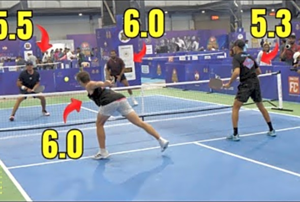 High Level DUPR Match 5.0 Pickleball Match