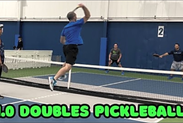 1.0 Mens Doubles Pickleball - Matt &amp; Alex vs Mike &amp; Gabe - Pickleball Plus Long Island