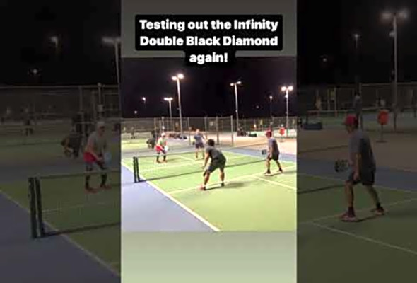 Testing out the Infinity Black Diamond! #pickleball #shorts