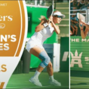 Anna Leigh Waters v Kaitlyn Christian at the PPA Zimmer Biomet Masters
