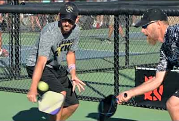 Pickleball Drop Shot With Under Spin