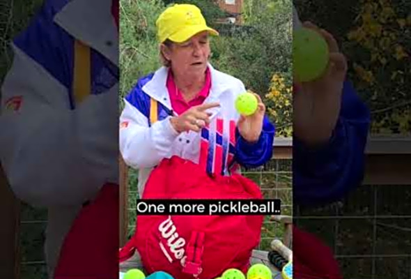 What&#039;s In My Bag? One More Pickleball - I Mark with My Initials for ID