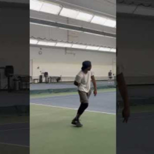 Fooling around cross court.. #tennis #pickleball #nadal #forehand #atp #...