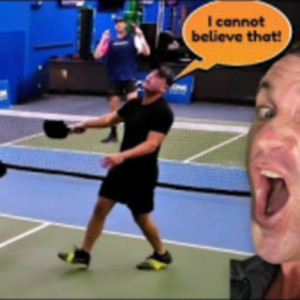 Aggression vs Annoying Defense: Joey and Cliff Pickleball Play Picklebal...