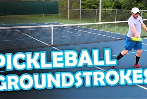 How to do a pickleball groundstroke for beginners