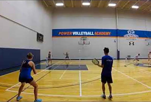 RR5 Darla &amp; Alvin vs Mandi &amp; Chris - Mixed 4.5 Pentgon Pickleball Tournament 2020