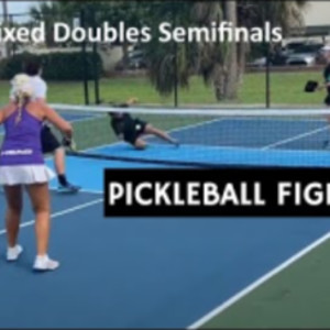 Hot Pickleball Mixed Doubles Semifinals at Summer Smackdown Tournament