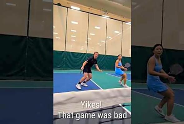 Why your doubles partner needs a new partner. Reason #129 #pickleball #pickleballdoubles