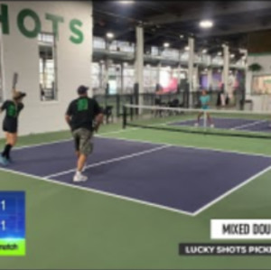 Lucky Shots Pickleball Mixed Doubles Rec Play feat. Ruby/Will vs Melina/...