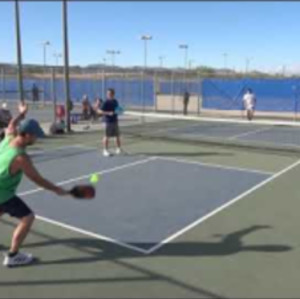Playoff Daniel/Tracy vs Tim/Rick (Pecos Legends Pickleball 2021/02/13)