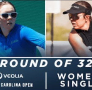 Jorja Johnson v Lauren Cole at the Veolia North Carolina Open