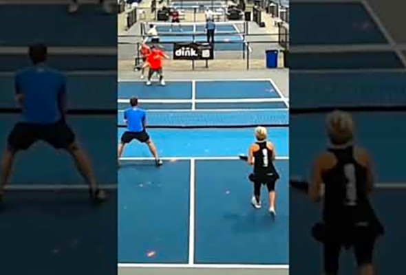 Third shot drive winner, night night!#pickleball #paddlesport