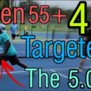 When(4.0) 55 Targeted The 5.0 Pickleball Men&#039;s - Women&#039;s Doubles Rec Game