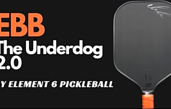 Ebb Pickleball Paddle Review by Element 6: The Underdog 2.0
