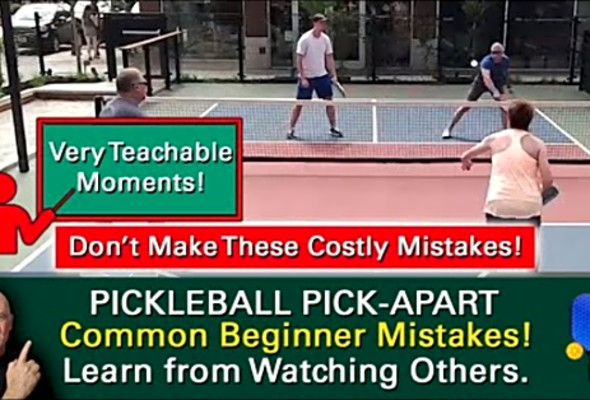 Pickleball! Valuable Lessons To Be Learned In This Video? Learn from Watching Others!