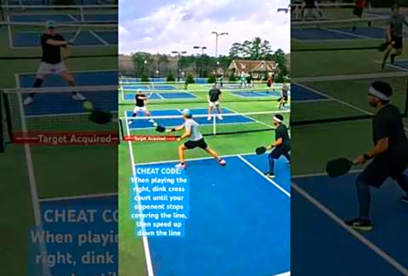 REALIZING this is a pickleball CHEAT CODE! #pickleball #tournament #lesson #sports