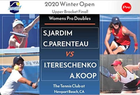 2020 Winter Open at Newport Beach Upr Bkt FINAL S.Jardim/C.Parenteau v I.Tereschenko/A.Koop