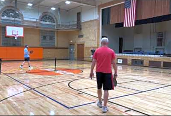 Advanced 4.0 PLUS #pickleball Gameplay. The YWCA Williamsport PA. Best of 3, Game 2 of 3.