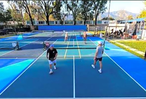 Bad Pickleball Pro Level Rec 5.5 Jessie Irvine Lacy Schneemann Matt Baca Derek Shearer 2 Games