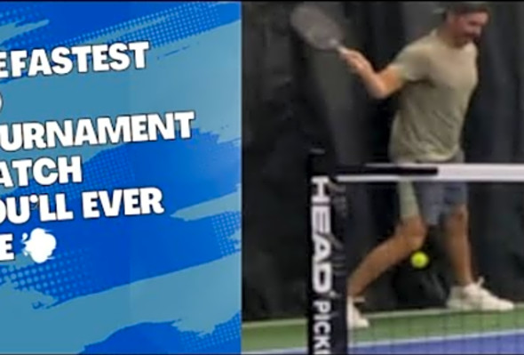 The FASTEST Pickleball Tournament match youll EVER SEE 4.5 round robin