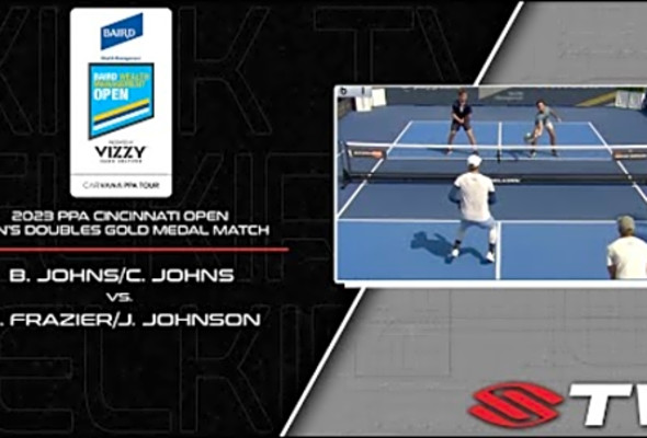 2023 PPA Cincinnati Open Men&#039;s Doubles Gold Medal - B. Johns/C. Johns vs. D. Frazier/J. Johnson