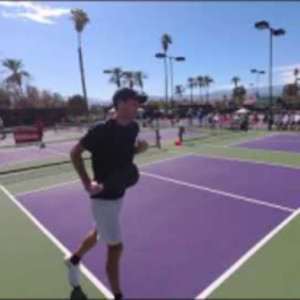 Singles Pickleball Ozzie 4.0 35 match Palm Desert Feb 2020