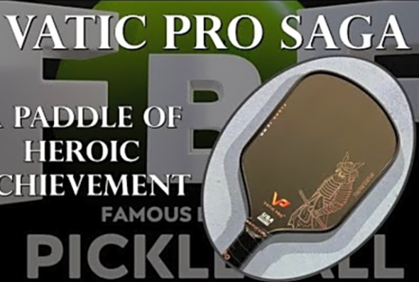 Vatic Pro Saga PIckleball Paddle Review