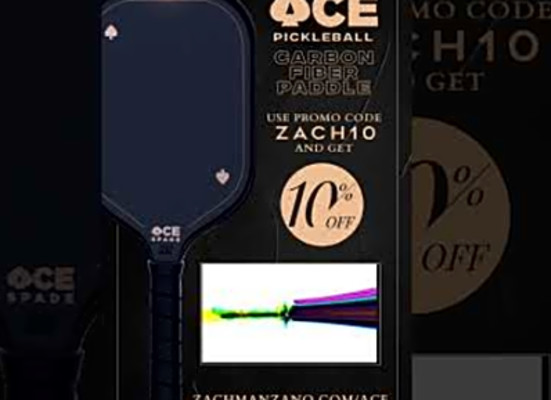 ACE Pickleball - Spade Flagship Carbon-Fiber Paddle! #pickleball #pickleballhighlights