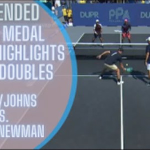 Johns/Johns vs. Wright/Newman - Men&#039;s Doubles Extended Gold Match Highli...