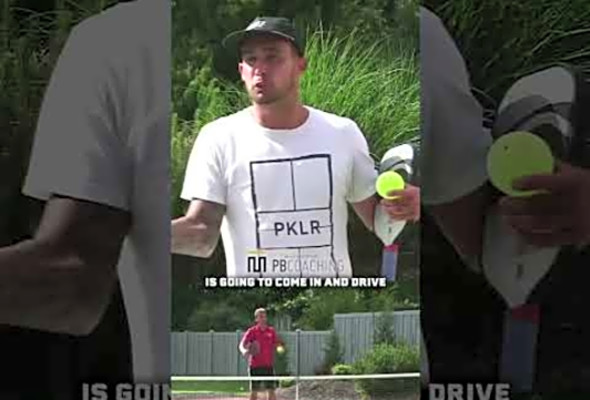 The perfect game to improve your Pickleball groundstrokes #pickleball #pickleballtips