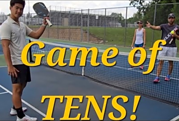 GAME of TENS pickleball drill! Watch how their dinks improve! atSelkirkSport